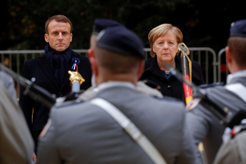 Angela Merkel echoes Emmanuel Macron by calling for the formation of a 'real, true' European army