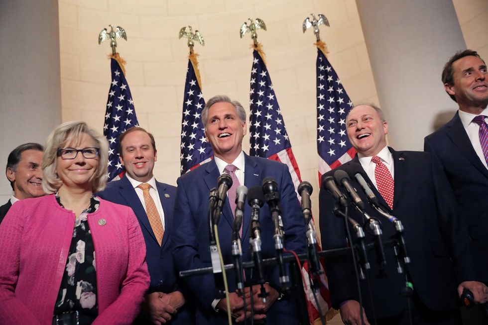 Republicans choose Rep. Kevin McCarthy to be House minority leader, Liz Cheney as conference chair