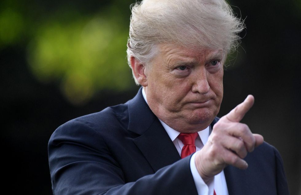Trump issues a warning to Antifa protesters, saying the backlash could be violent
