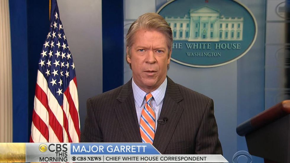 LISTEN: CBS White House correspondent Major Garrett pointedly disses Jim Acosta-like antics