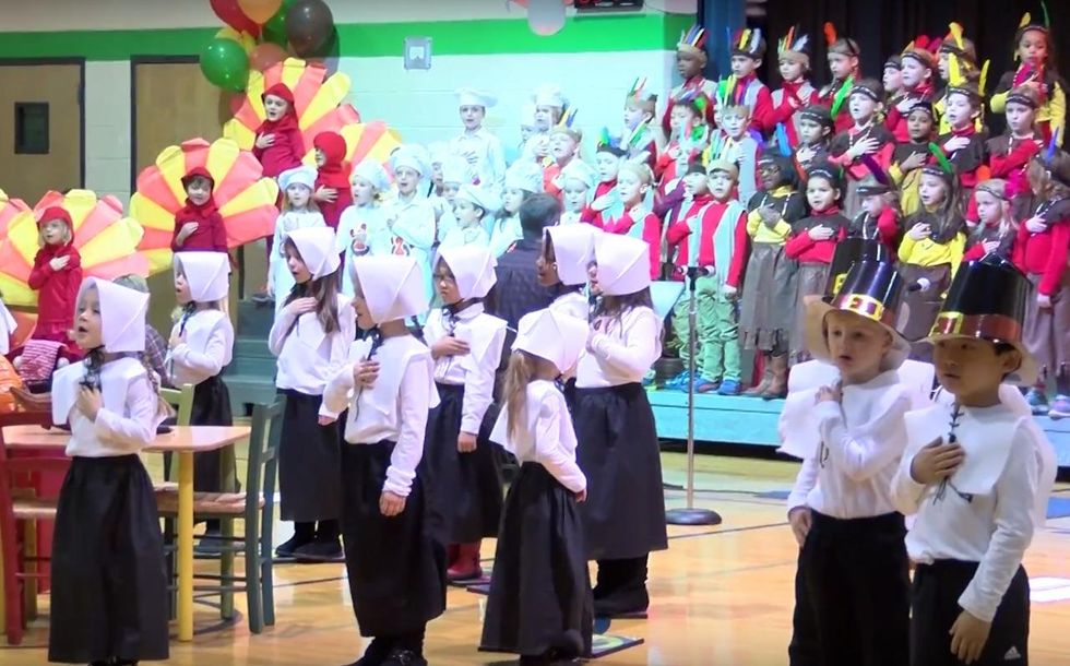 Official demands teachers 'not culturally appropriate' Native Americans on Thanksgiving. Uh oh.
