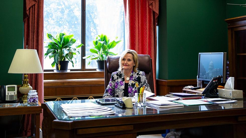 Yearbook cheerleader pic allegedly shows GOP Sen. Hyde-Smith at 70s high school segregation academy