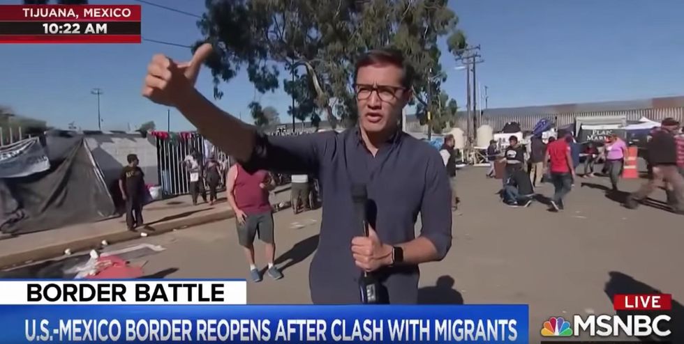 Even this MSNBC reporter had to admit the truth about caravan migrants at the border