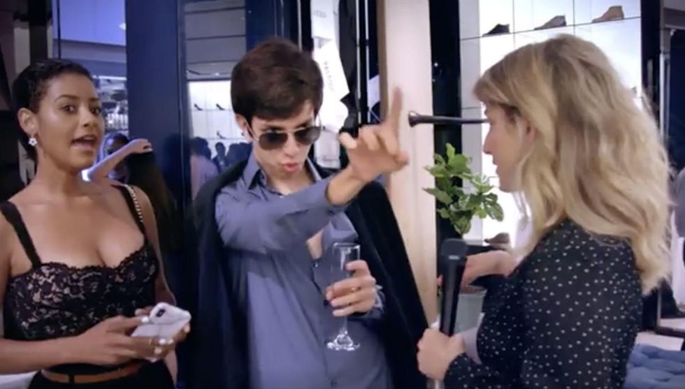 Store hosts grand opening, sells unwitting shoe snobs $600 footwear — but all is not what it seems