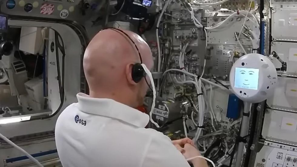 Free-floating AI robot gets huffy with astronaut during International Space Station interaction
