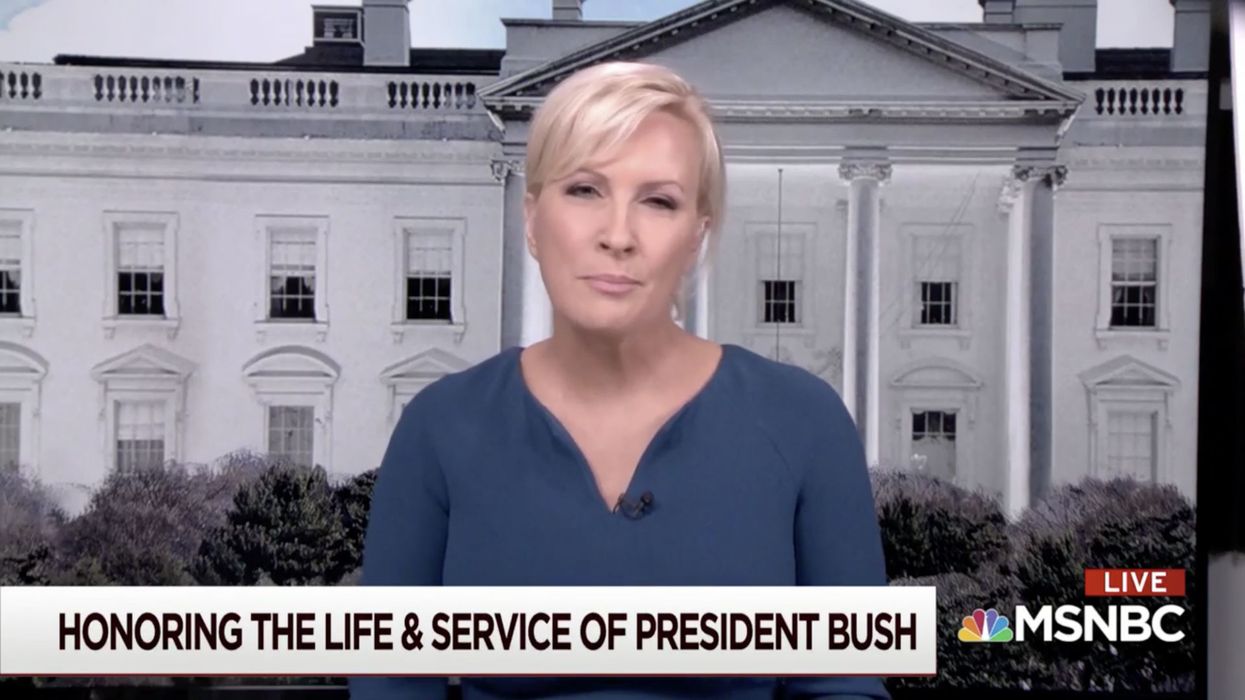 Mika Brzezinski pays tribute to President George H. W. Bush — by blasting Trump’s two years in the White House