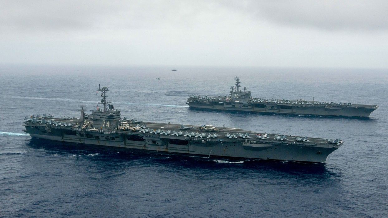 US aircraft carrier moves toward Persian Gulf in statement to Iran