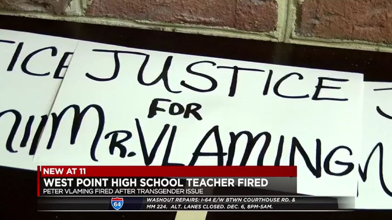 Virginia teacher canned for not using transgender student's new pronouns