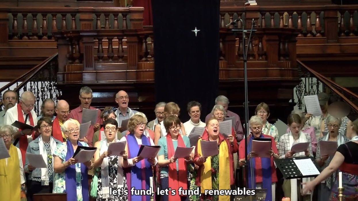 Progressive churches are singing rewritten Christmas carols to fight climate change