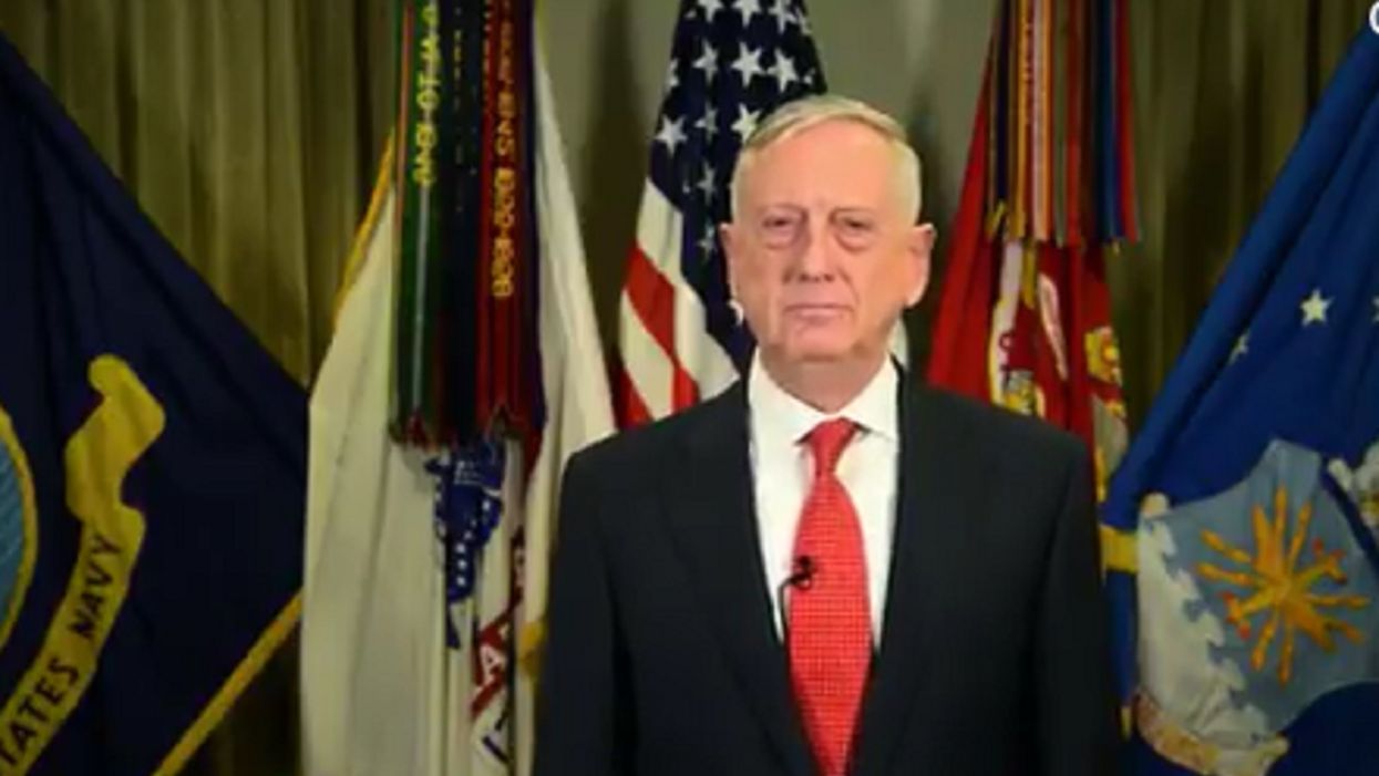 Outgoing Secretary of Defense James Mattis issues his final holiday message to US troops