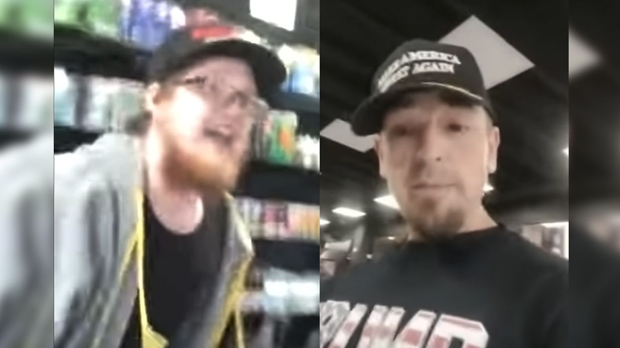 Triggered vape shop clerk has epic meltdown, refuses service, repeatedly shrieks F*** you at pro-Trump customer