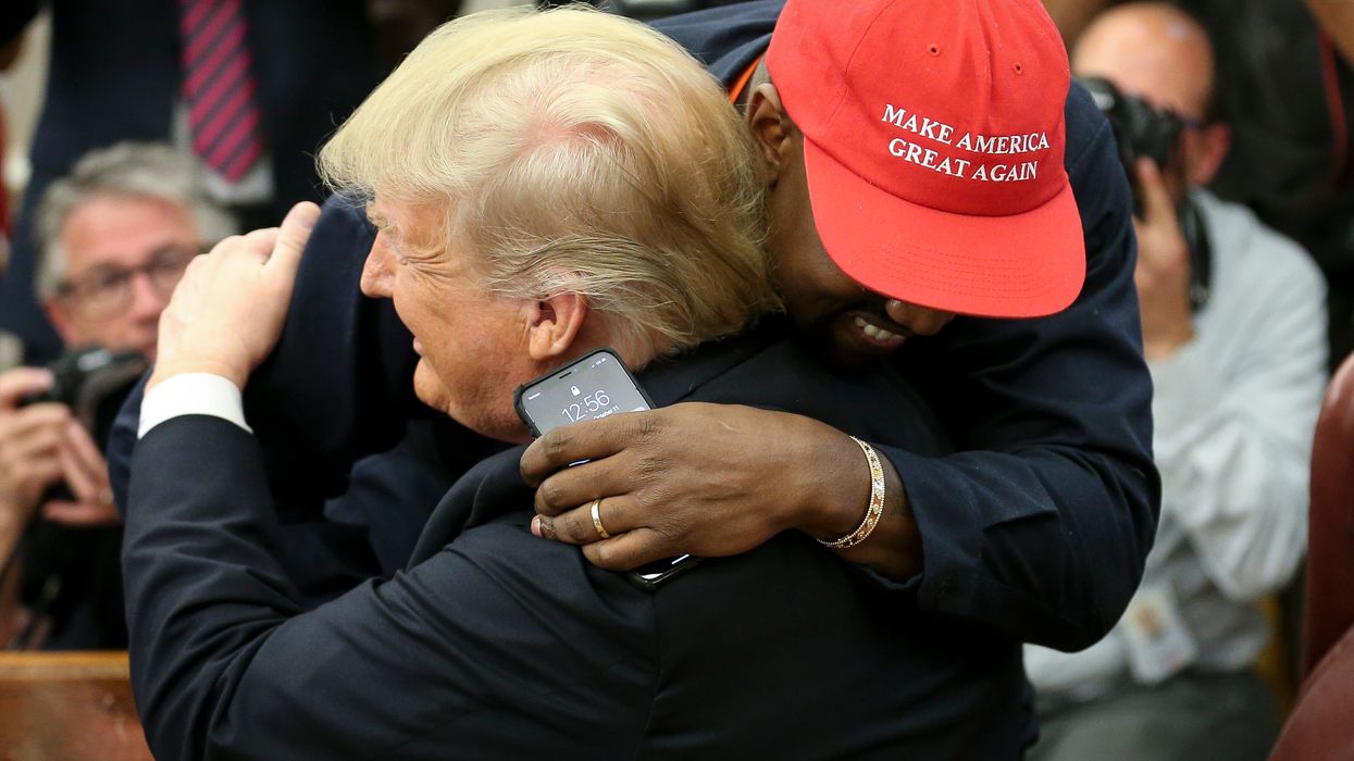 Kanye West is back on the Trump train after taking a break from politics