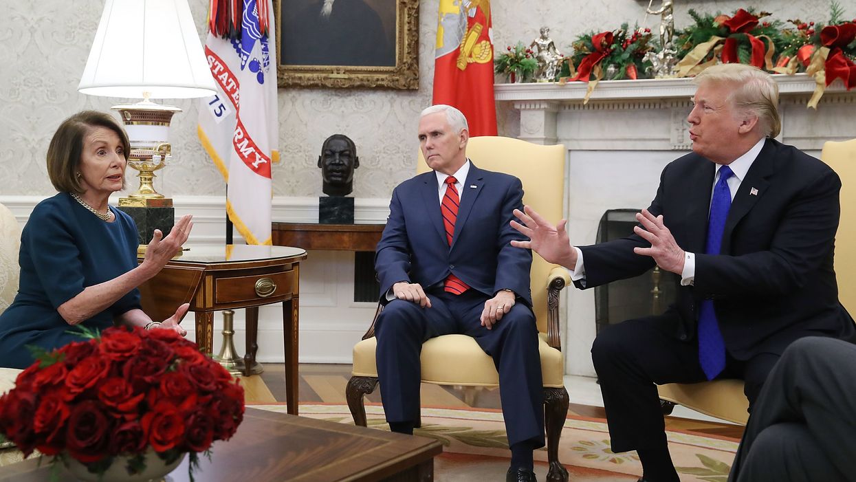 Pelosi says the Constitution makes her Trump's equal