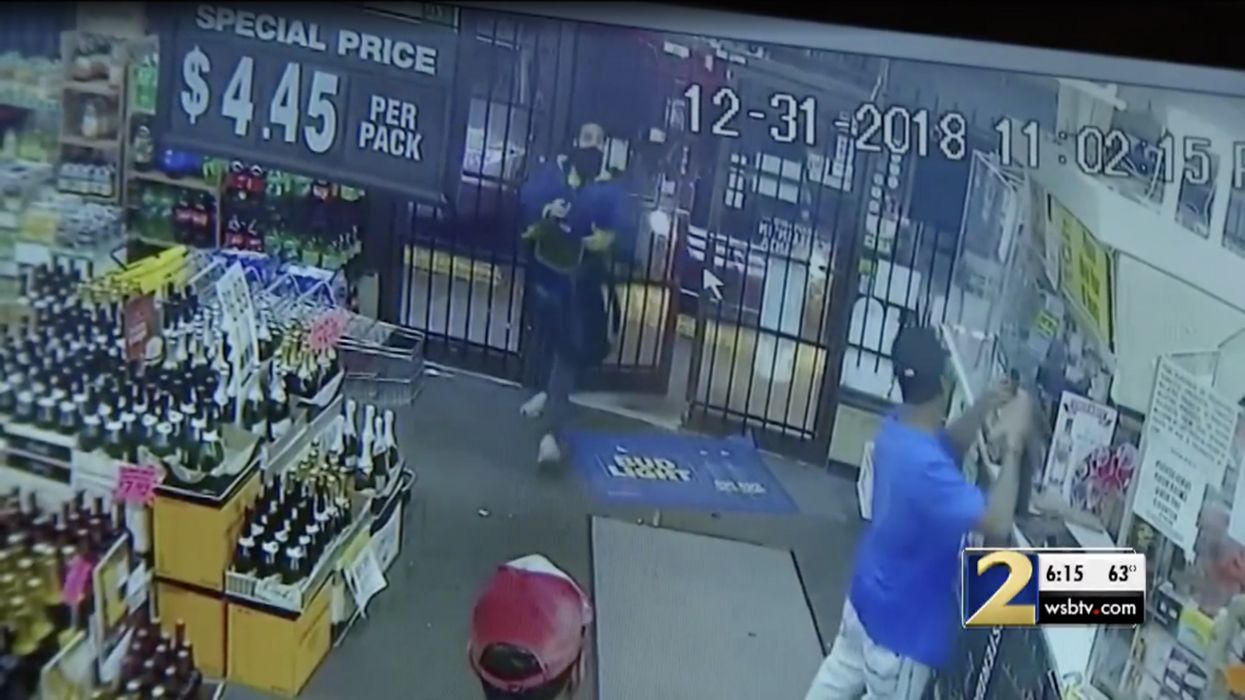 Suspect breaks into crowded liquor store, starts shooting. He apparently doesn’t expect off-duty cop — or death.