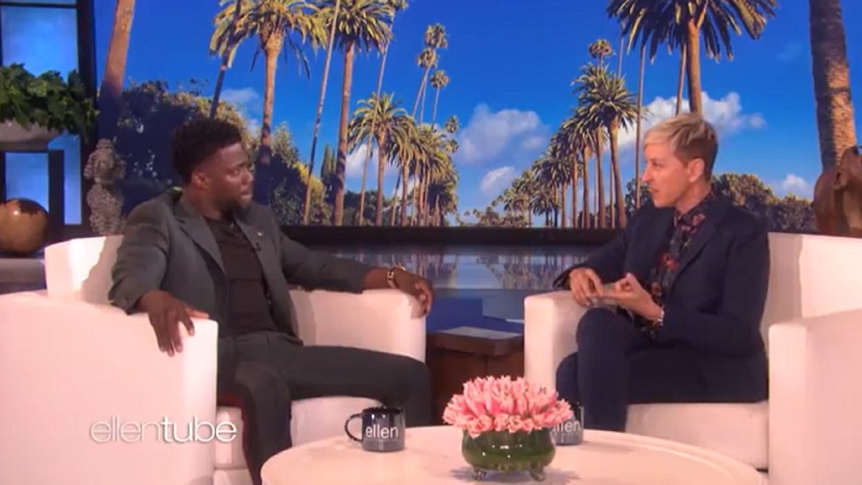 Ellen DeGeneres talks the Academy into rehiring Kevin Hart, causing Twitter trolls to turn on her