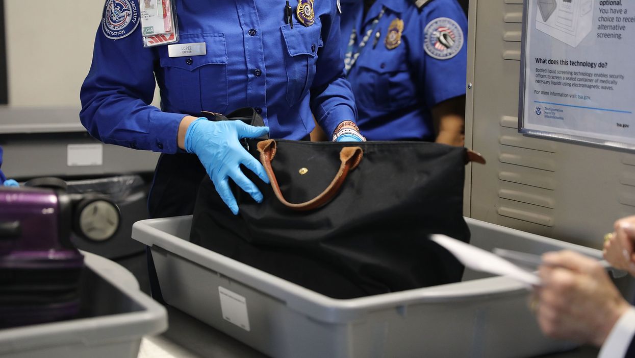Hundreds of TSA officers aren't showing up for work because of the gov't shutdown