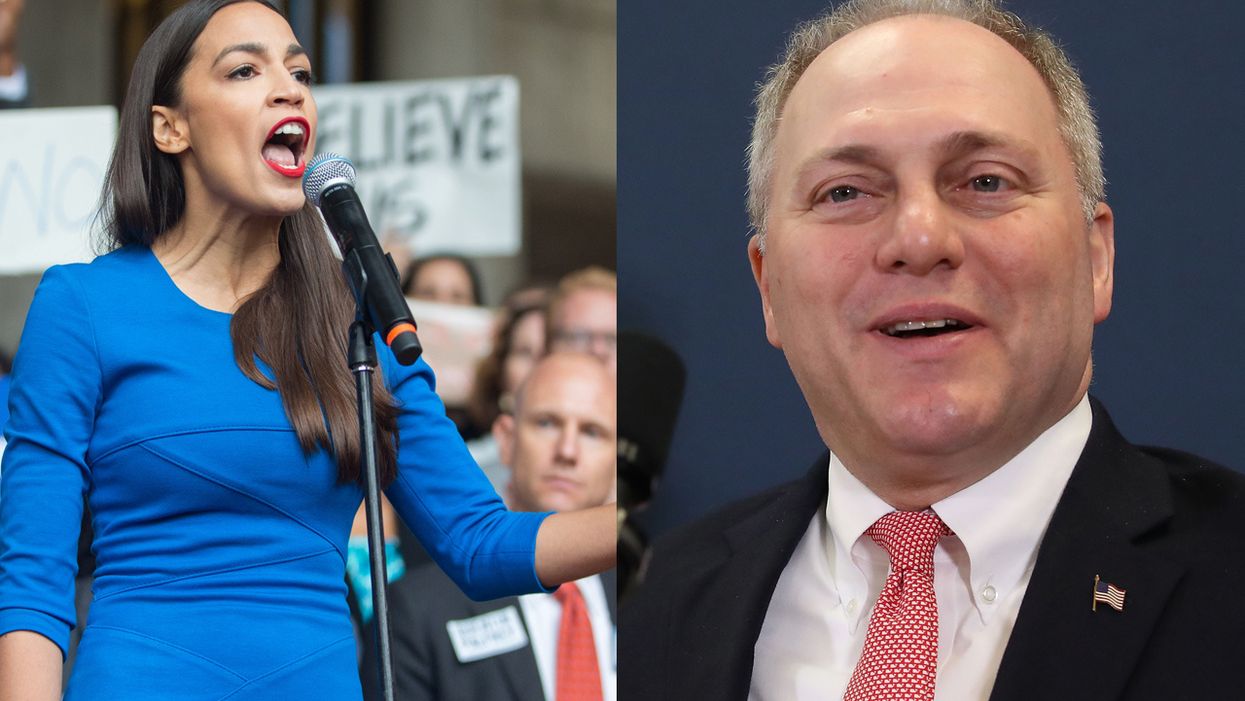 Steve Scalise hits Ocasio-Cortez with perfect response after her supporters threaten him