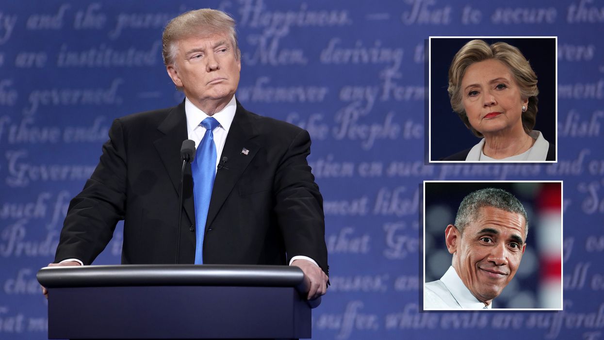 Trump uses the words of Obama, Clinton to bolster support for border security