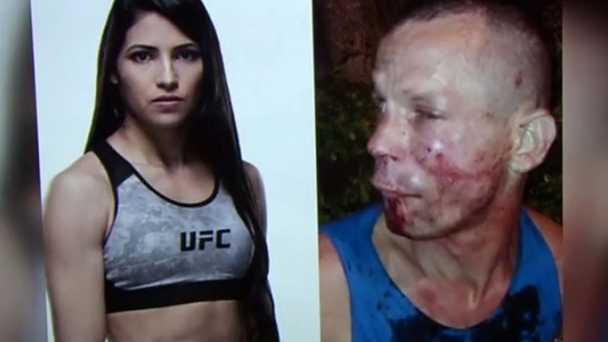 Creep tries to rob woman who turns out to be UFC fighter. He should have stayed home.