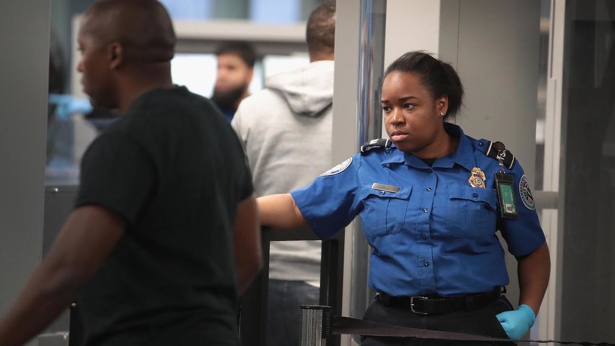 TSA agents calling in sick by the hundreds at airports across the country during shutdown