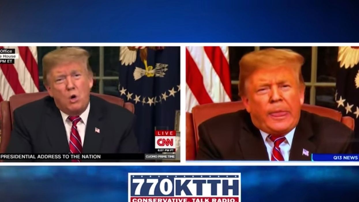 WATCH: TV staffer fired after station airs video altered to make Trump look bad