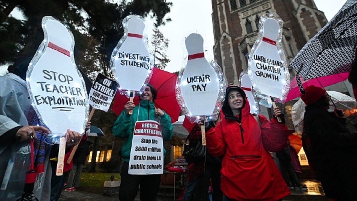 Los Angeles teachers go on strike, blaming 'privatization drain' by charter schools