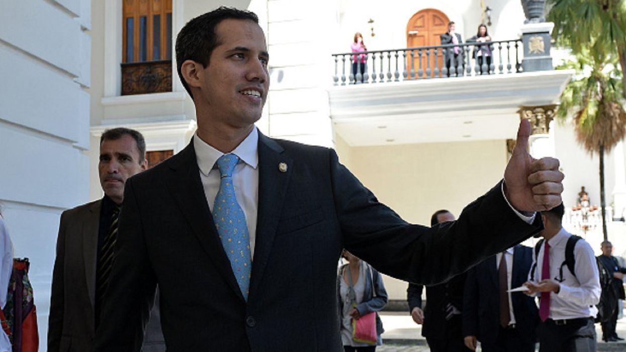 Venezuela's Congress declares President Nicolas Maduro a 'usurper' as opposition leader rises