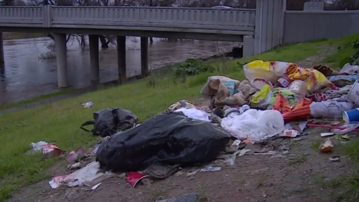 California homeless camp's major toxic discharge creates environmental and water problems