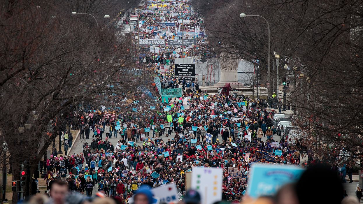 WOW: This time lapse of the March for Life puts the Women's March to shame