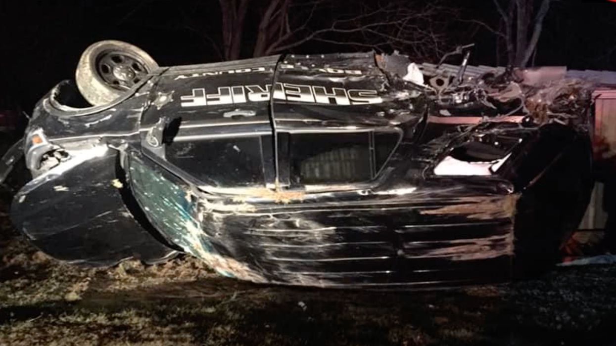 Deputy sustains injuries after near-fatal police cruiser rollover. Now 2 teens are facing charges.