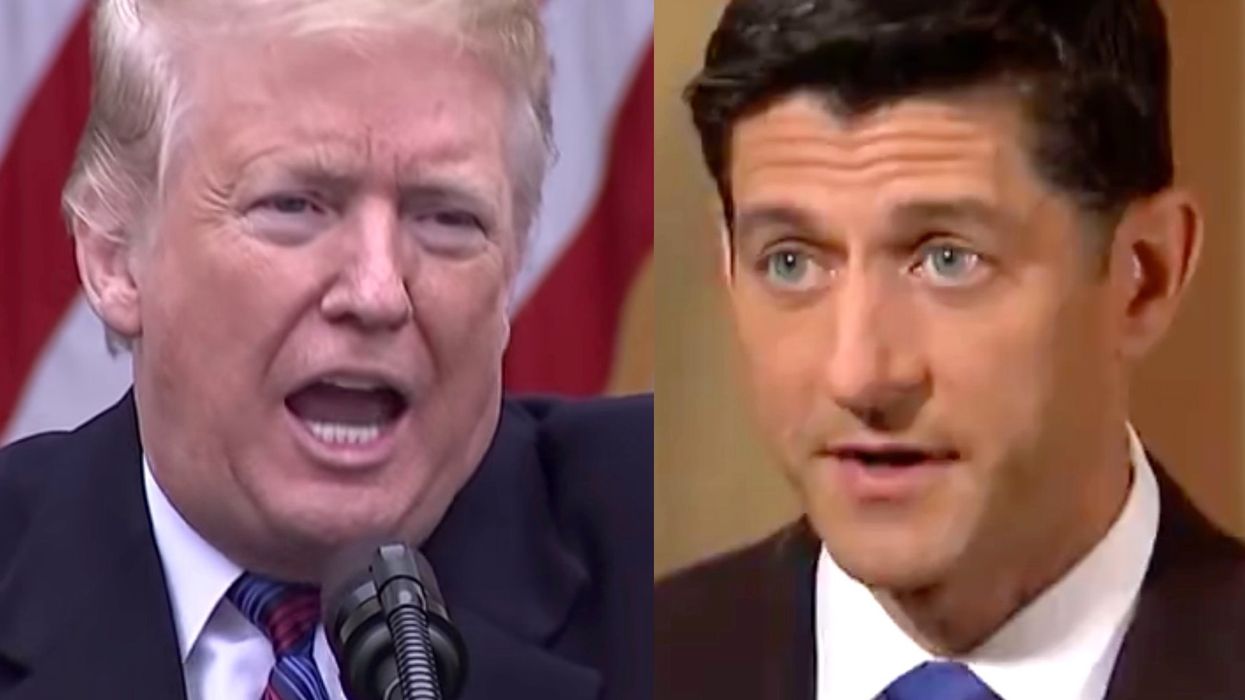 Trump blames Paul Ryan for the border wall not being built — here's why