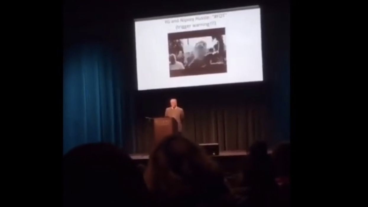 Guest speaker plays 'F*** Donald Trump' music video at Christian college — and the school ain't too happy