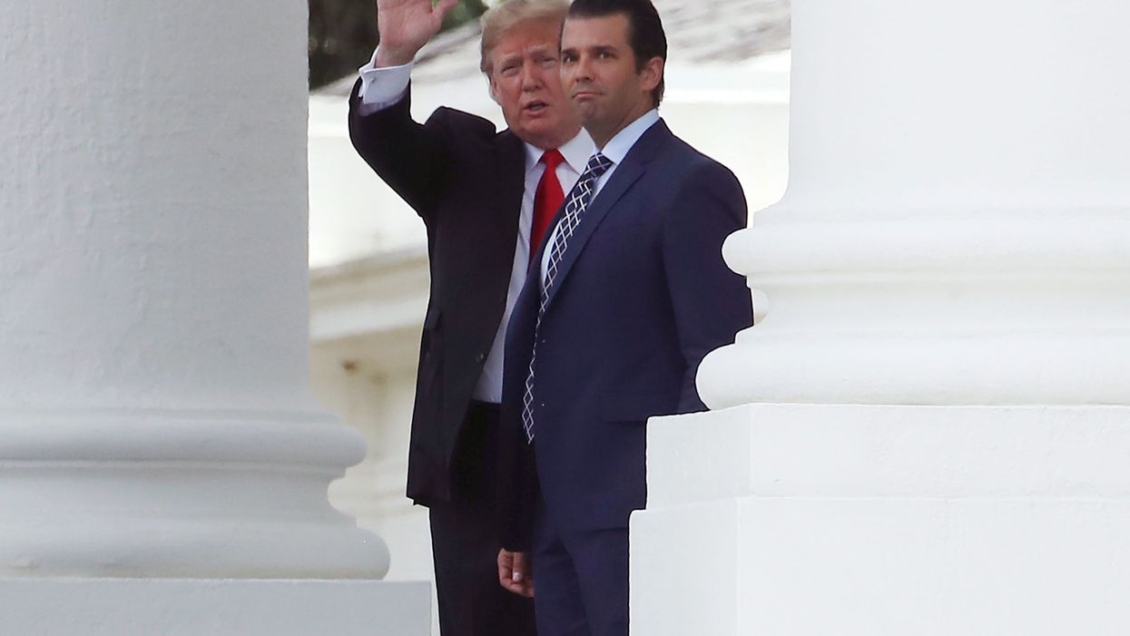 Trump Jr.'s phone calls before Trump Tower meeting with Russian lawyer were not with his father