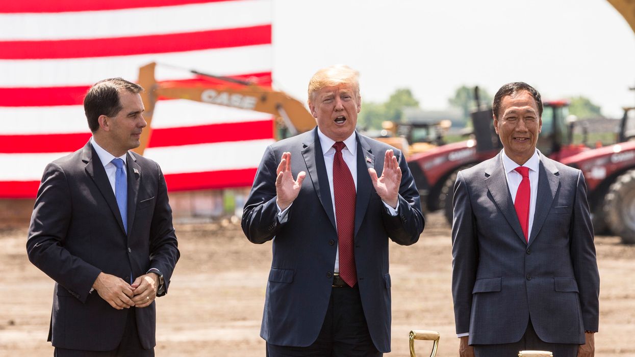 After talk with Trump, Foxconn changes tune, says it will proceed with Wisconsin factory