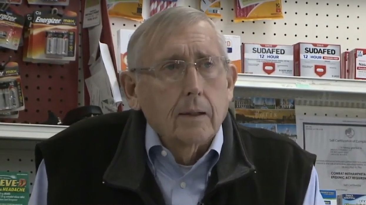 Former mayor in his 70s recalls day he turned tables on robber who entered his pharmacy and pointed gun in his face