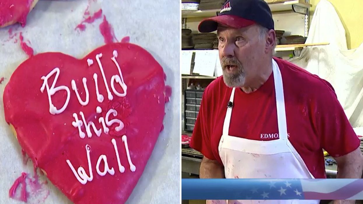 Online mob attacked baker for 'Build that wall' cookies. It backfired big time.
