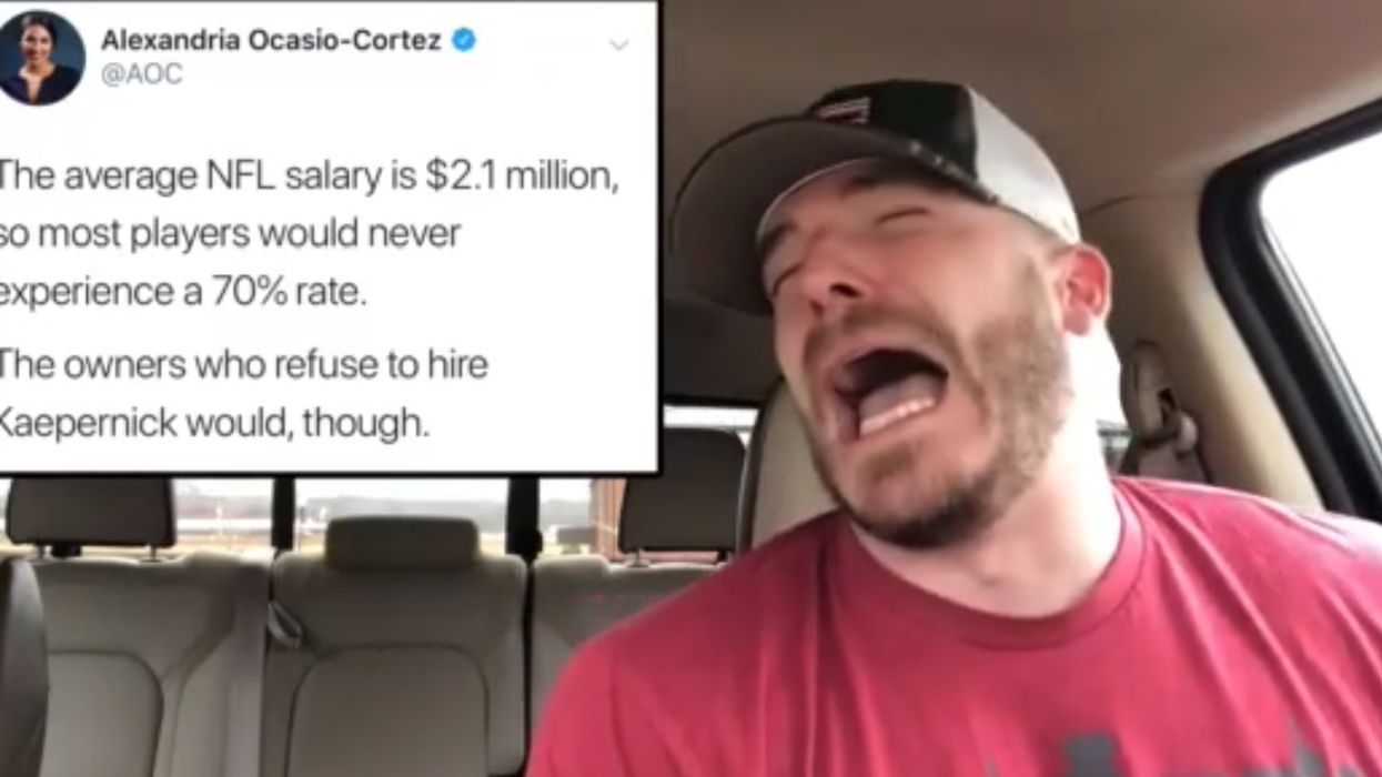 AOC comes unglued over Dan Crenshaw's Super Bowl joke, tweets 70 percent tax rate is for NFL ‘owners who refuse to hire Kaepernick'