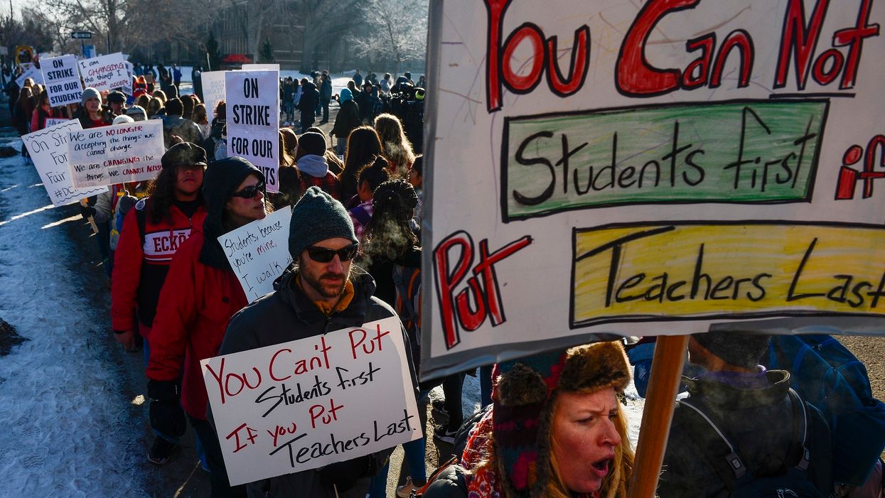 Denver teachers on strike; teachers' union opposes incentive-based pay