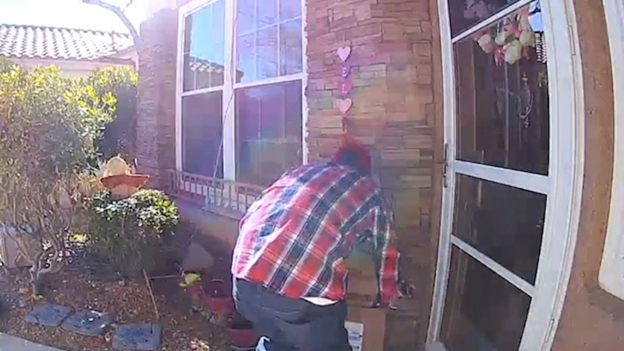 Creep caught on video stealing packages that contain boy's expensive chemotherapy meds