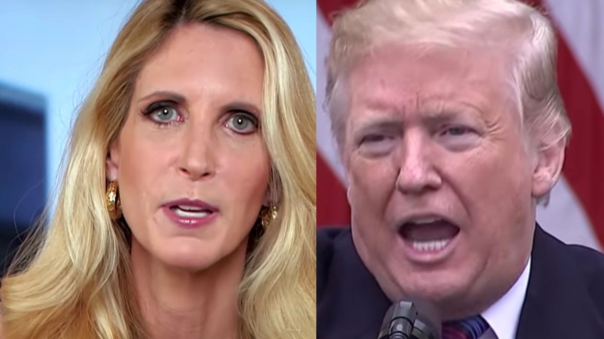 Trump says Ann Coulter is 'off the reservation' over border wall criticism — she responds furiously