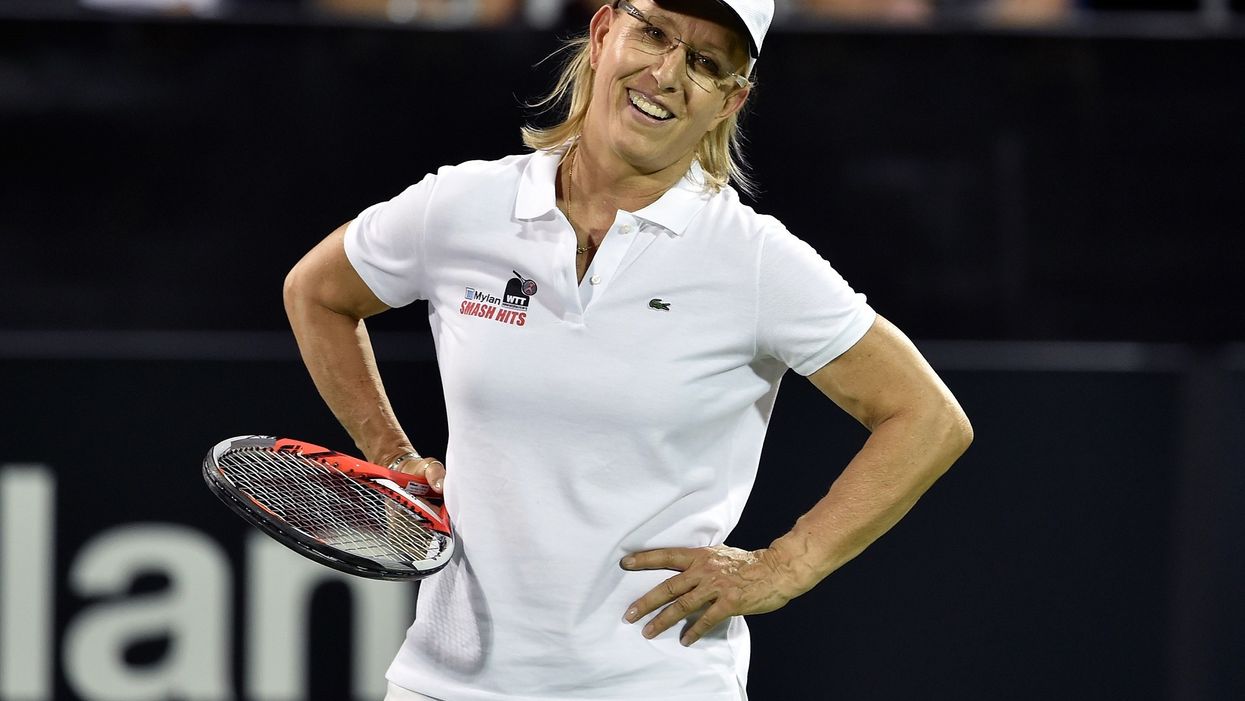 Tennis legend and LGBT activist Martina Navratilova says allowing trans female athletes to compete as women is 'insane and cheating'