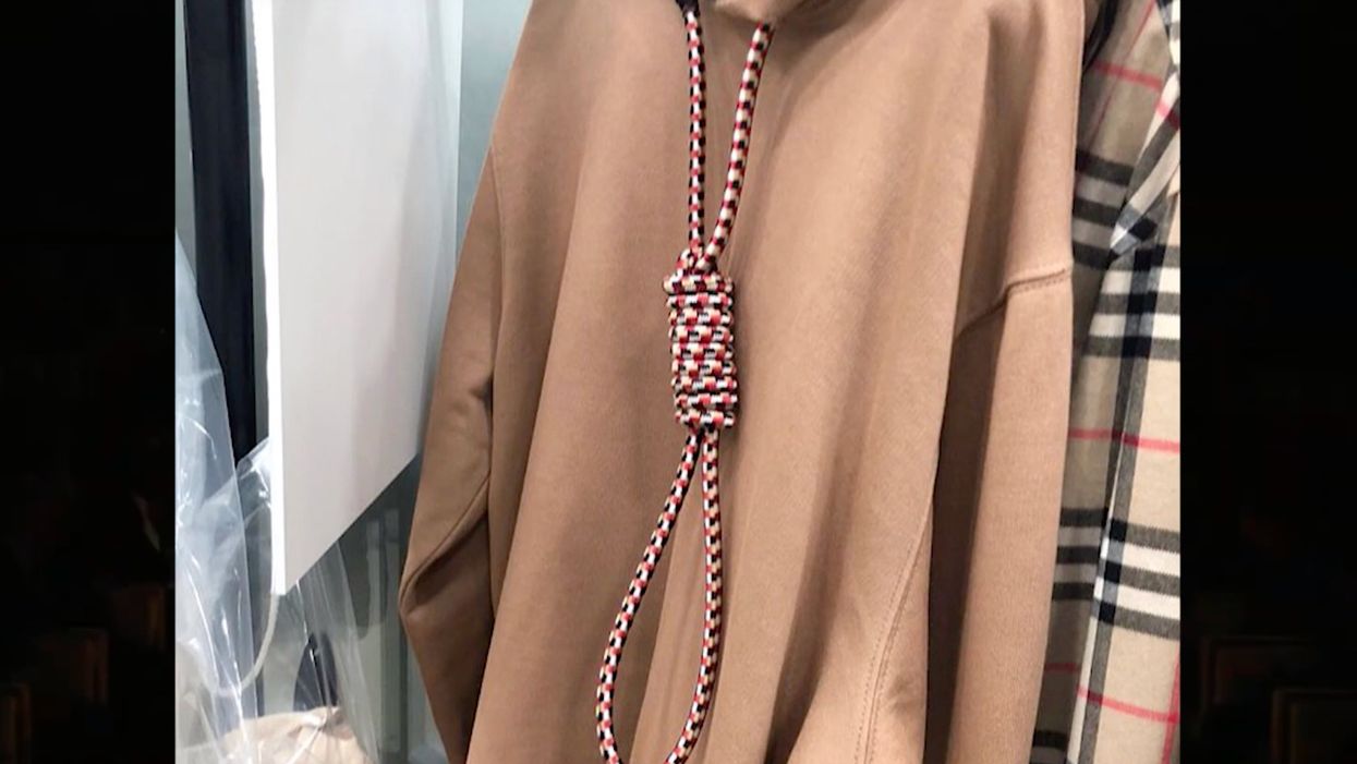 Burberry apologizes for featuring hoodie with a noose in new collection: 'Suicide is not fashion'