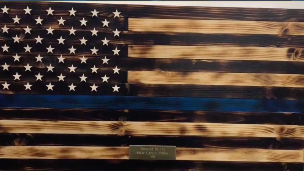Artwork honoring police removed from Connecticut Capitol — because it could offend Black Lives Matter