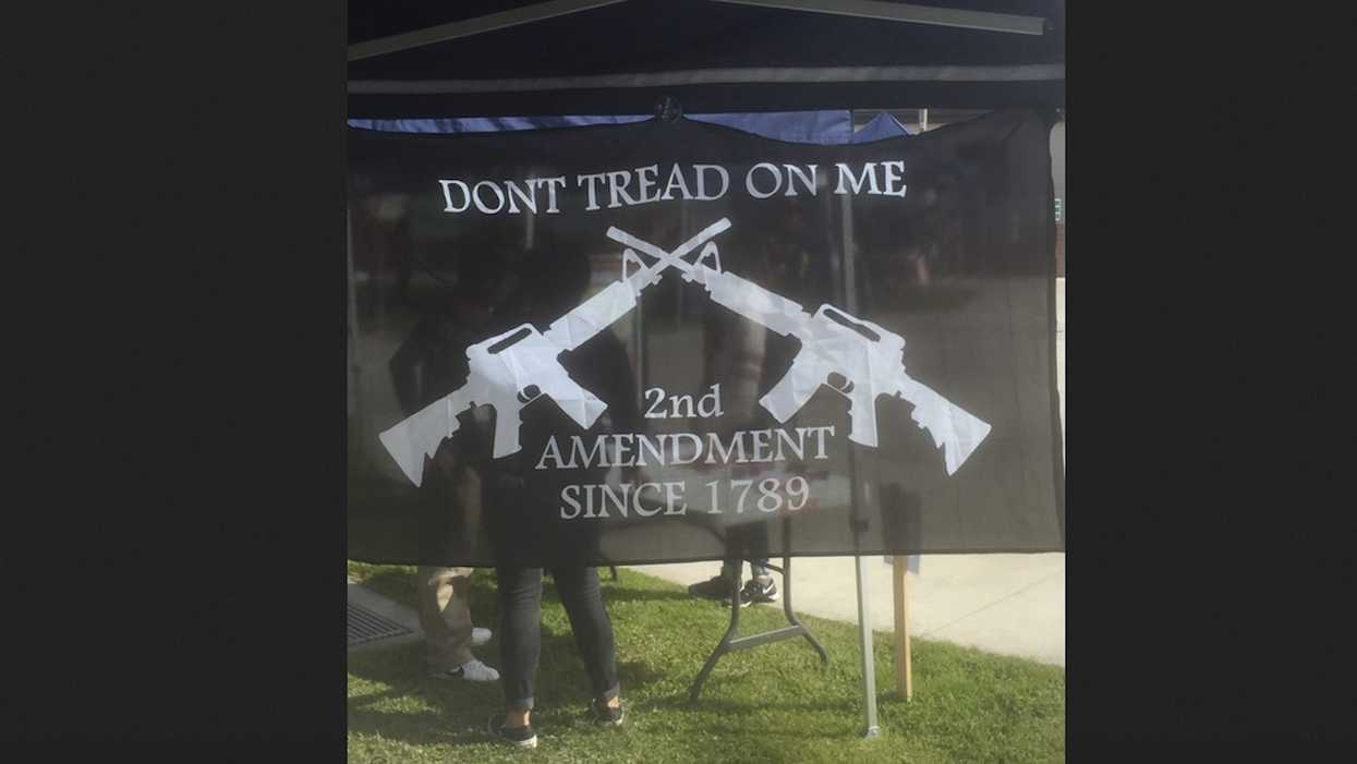 College nixed student group's pro-Second Amendment banner because it includes image of guns