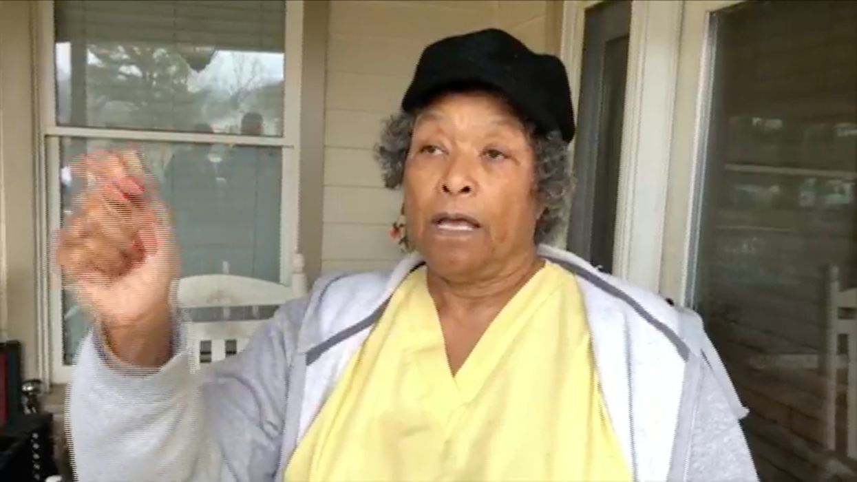 ‘I’ll blow your f***ing brains out’: Armed great-grandmother fires at home intruder. He cowers in her closet until police arrive.
