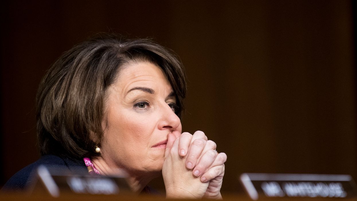 Sen. Amy Klobuchar once ate salad with a hair comb, then made her aide clean it