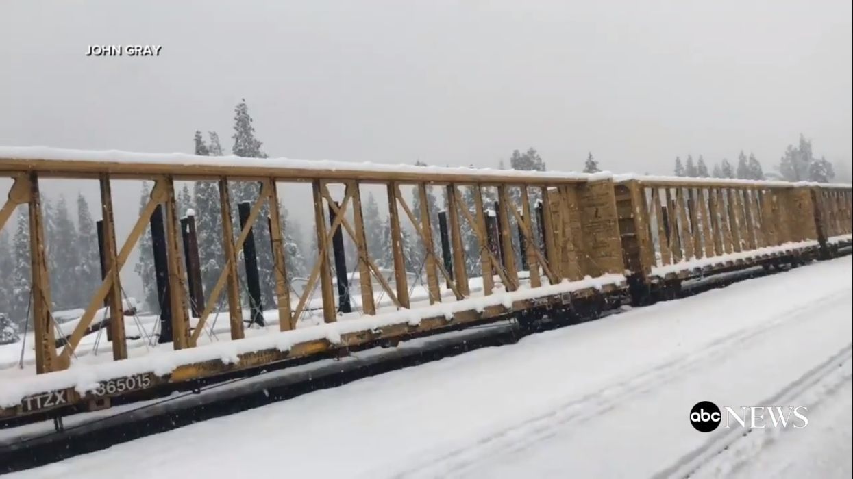 An Amtrak train has been stranded in the snow in Oregon since Sunday with nearly 200 people on board