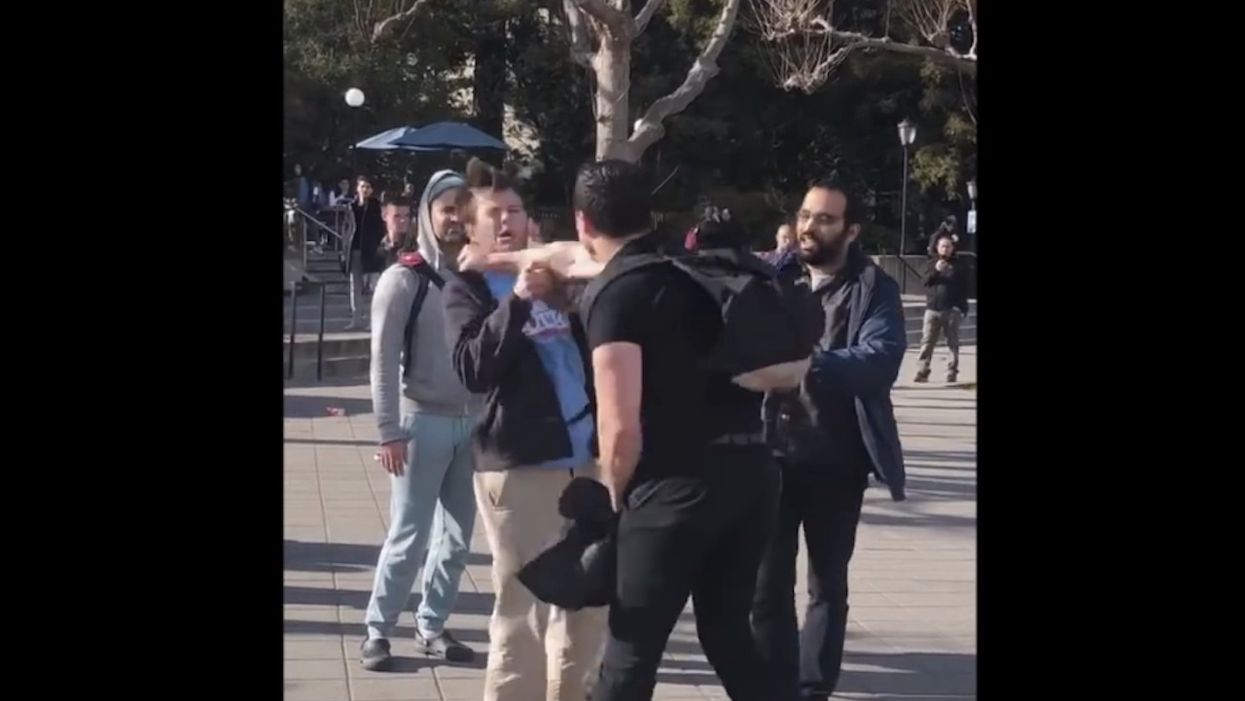 UC Berkeley cops seeking felony warrant against man caught on video punching conservative activist in face