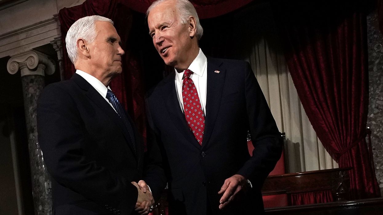 Joe Biden got shamed for calling Mike Pence 'a decent guy,' and walked back the compliment