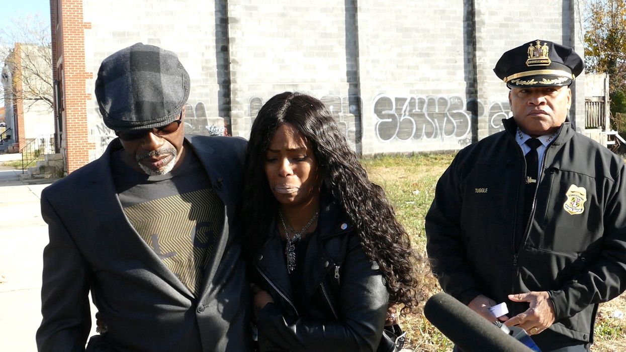 Police say a woman's family used Baltimore's reputation for violent crime to try to cover up her murder